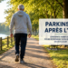 Parkinson après l'été : personne marchant dans un parc pour reprendre progressivement son activité